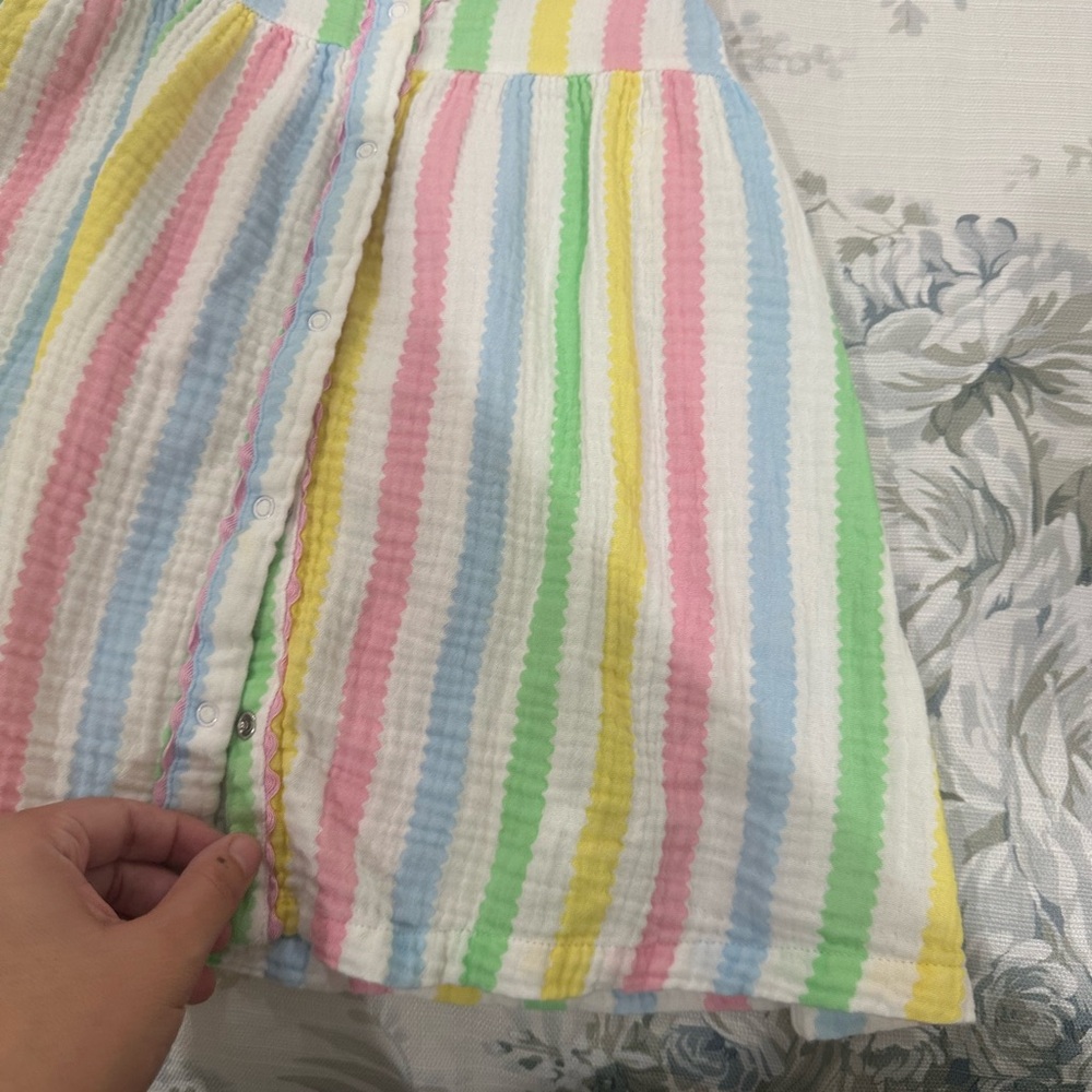 Angel Dear Ric Rac Stripe Dress - Picture 4 of 10